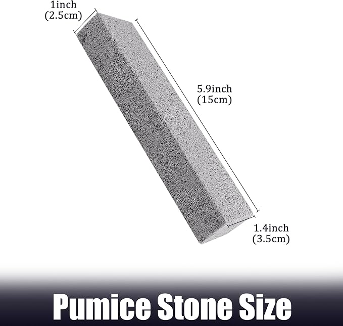 ZUFECY 10pc Toilet Pumice Stone, Toilet Bowl Cleaner, Toilet Bowl Stain Ring Remover, Pumice Stone Toilet Cleaner Tool for Toilet, Pool, Bathroom, Sink