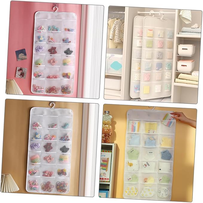 Hair Accessory Organizer Boys and Girls Hairpin Storage Pouch Headdress Storage Bag Hair Bow Hanger Wall Hanging Decor Hairpin Holder Wall Hanging Bag