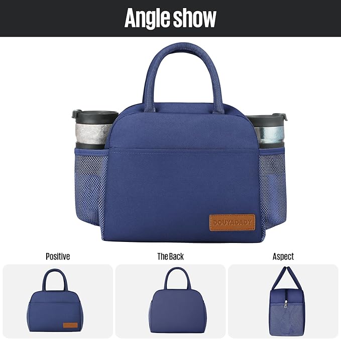 Lunch Bag Women/Men Lunch Box Women/Men (Dark blue)