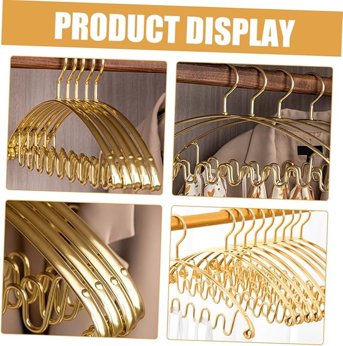 Vaguelly 5pcs Multi-Hook Belt Hanger Organizer Versatile Closet Supply for Belts Ties Scarves Space-Saving Design Non- Multi-Functional Accessory Organizer
