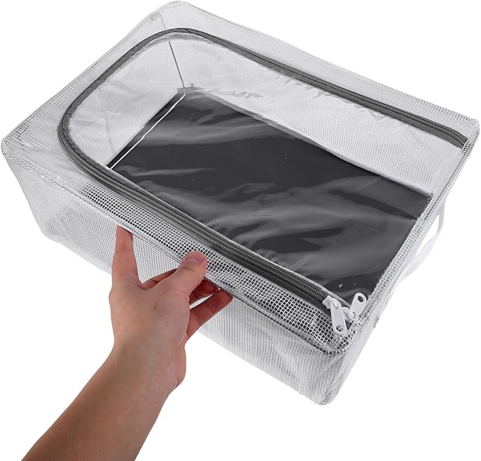 Portable Stackable Hat Organizer Box with Lid 18l for Baseball Caps Storage, Travel-friendly Cap Case for Men and Women, Home Closet Accessory Organizer