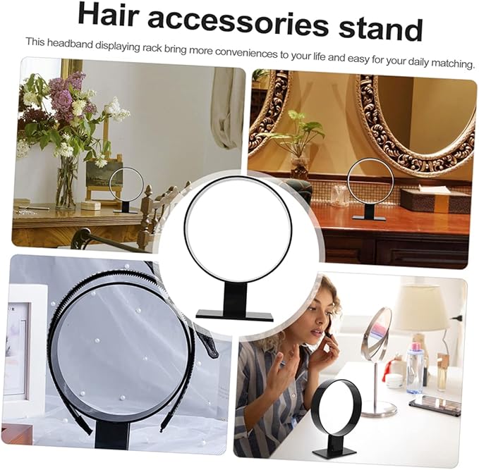 2pcs Hair Accessories Display Stand Shirt Collars for Women False Collars Girl Headband Fake Headband Holder Stand Hair Accessories for Bracelet Display Stand Acrylic Black