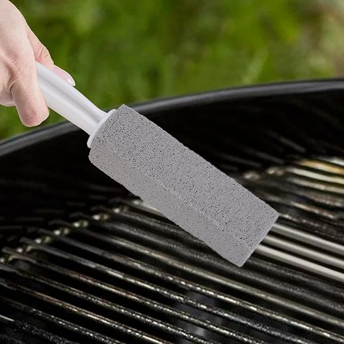 Cleaning Pumice Stone for Stove Grates - 2 Pack to Remove Water Rings and Stains
