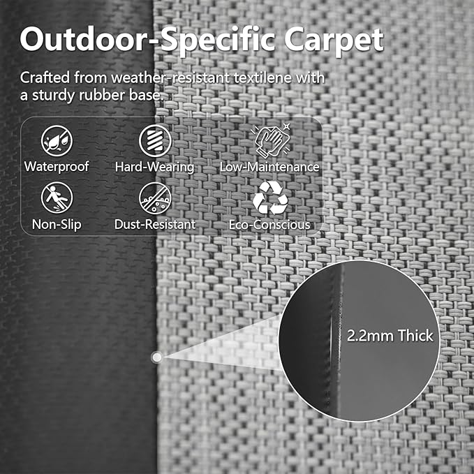 Domi 6x11FT Lean to Resin Shed, Plastic Outdoor Storage Shed with Carpet, Outside Storage Building for Garden Tools, Bike, Lawn Mower, Yard