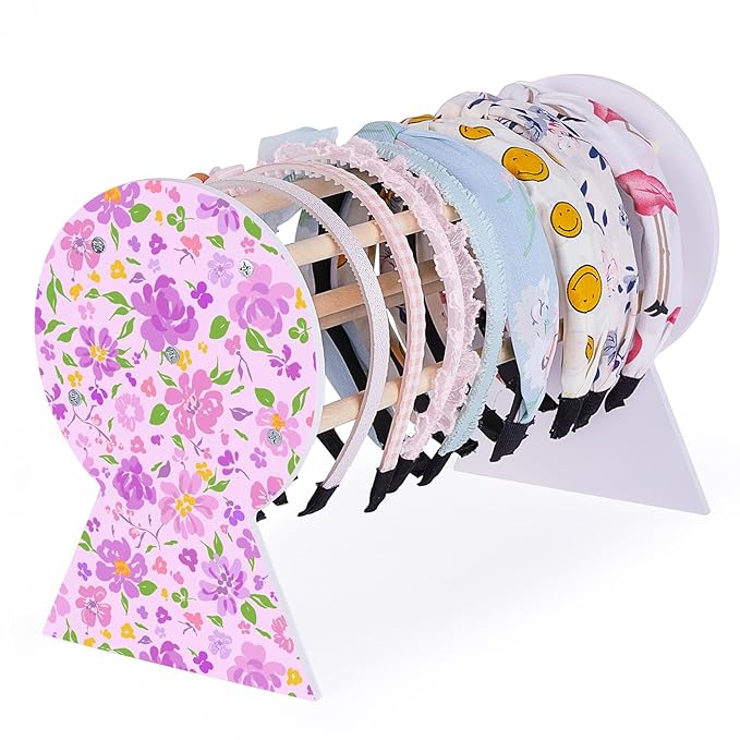 Basumee Headband Holder Hair Accessories Headbands Organizer for Girls Headband Display Hairband Storage Organizer Room Decor for Girls