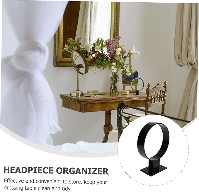 VALICLUD Acrylic Hairband Display Stand Head Hoop Display Shelf for Hair Accessories Stylish Simple