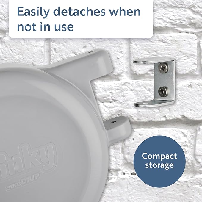 Minky Homecare Outdoor Retractable Clothesline - Heavy Duty PVC Coated Line - Energy and Space Saving Removable Laundry Drying Line - 49 Feet (Gray) (Pack of 6)