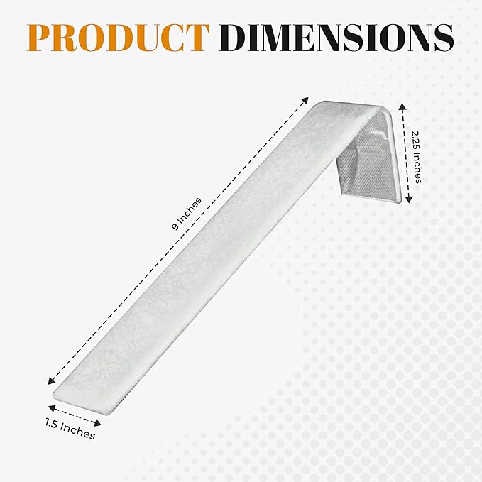 Novel Box 2 Pack White Leatherette Bracelet Display Ramps 1 1/2 W x 8 L x 2 1/8 H Inches - Jewelry Organizer Stands for Women - Elegant Bracelet/Watch Ramps for Craft Shows, Selling & Personal Use