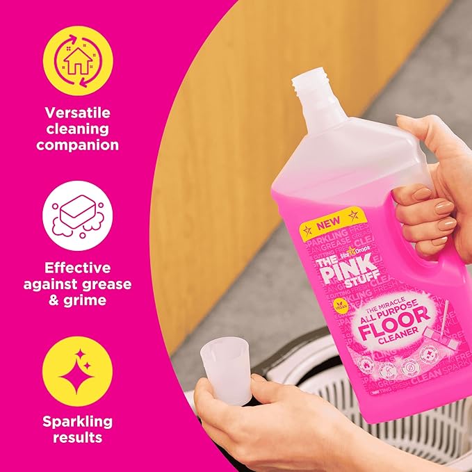Stardrops - The Pink Stuff - The Miracle All Purpose Floor Cleaner, (82375),(Pack of 4)