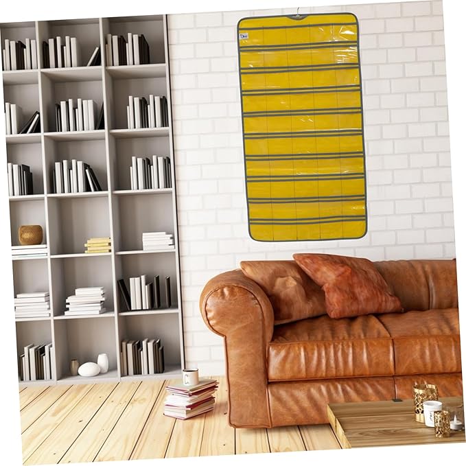 over The Door Organizer 50 Pockets Capacity Door Hanging Storage Card Pocket Underwear Sock Storage