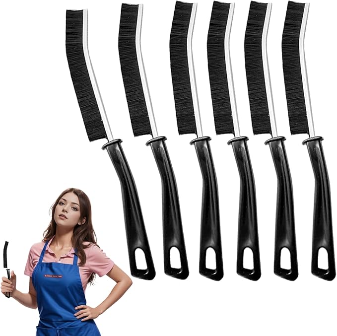 Gap Cleaning Brush-Multifunctional Crevice Cleaning Brush Tool for Deep Cleaning Tight Spaces, Kitchen, Bathroom, Window Frames, Sinks, Vehicle, Faucets, Toilet,Pet Hair Removal,(6Pcs)