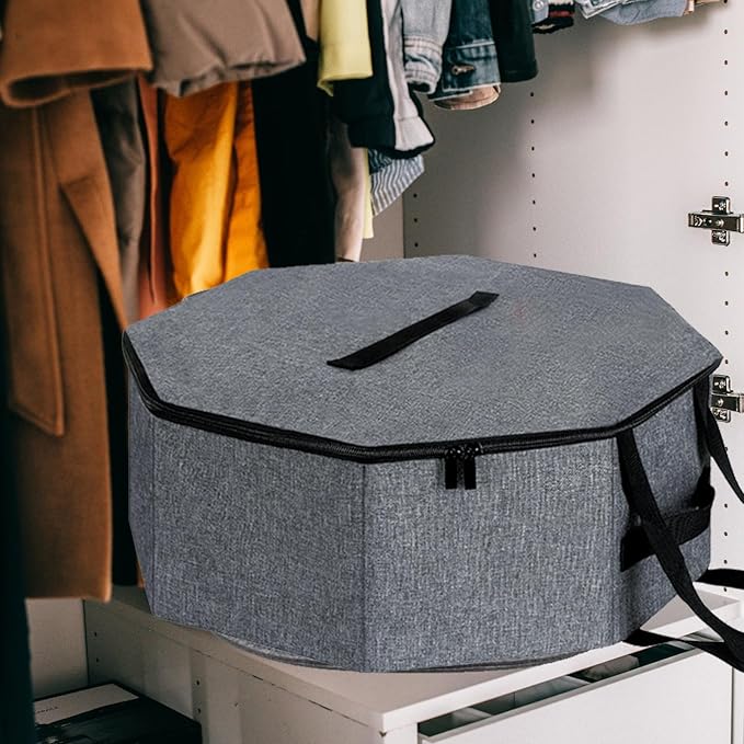 Hat Storage Box,Hat Boxes for Women Storage,Cowboy Hats Holder for Travel,Wide Brims Hat Carrier Case,Stuffed Animal Toy Organizer,Hat Box Closet Organizers and Storage,Hat Boxes for Men