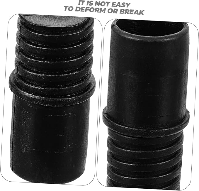 Threaded Handle Adapter Tips for Broom and Mop Extension Poles Replacement Compatible with Telescoping Cleaning Tools 1.81X0.78 Inch Durable Connector