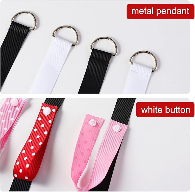 4Pcs Mouse Ears Headband Holder Polka Dot Vertical Organizer Hanging Wall Display Decor Hair Accessories Holder