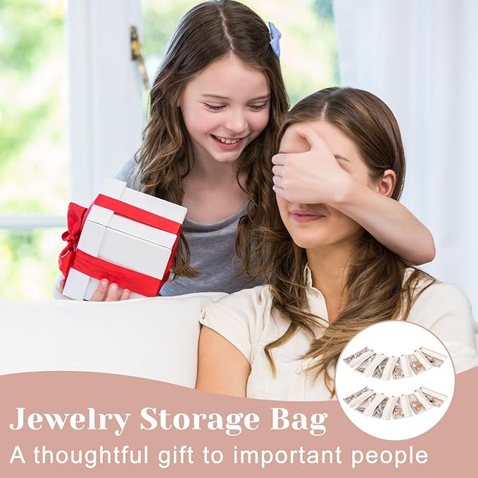 12PCS Travel Jewelry Bags for Women, Portable Jewelry Storage Bag Travel for Women, Velvet Zipper Pockets Storage Box Organizer Pouches Case Gifts for Rings, Earrings, Necklace