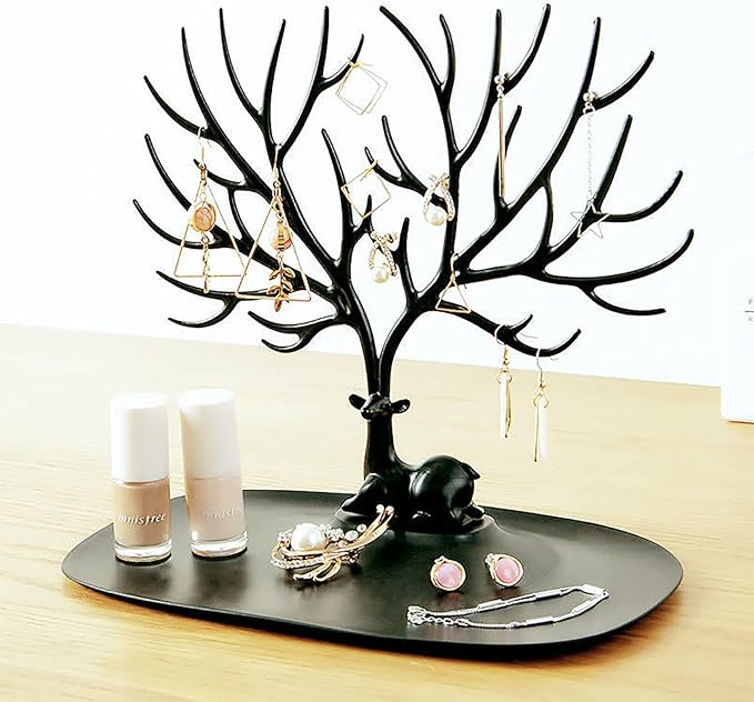 Jewelry Organizer - Hanging Tree Rack for Necklace, Earrings, Bracelet, Ring, Jewelry Tree Stand Rack Hanging Organizer, Jewelries Display Stand Organizer