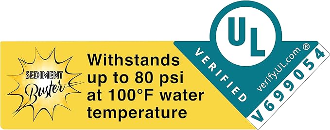 Water Heater Tool UL Verified V699054 – Flushes, Cleans, Drains, Breaks Up Sediment Clogs from Electric or Gas Water Heaters – Easy to Use