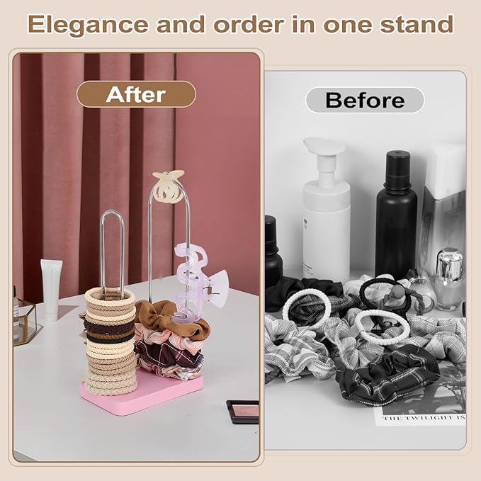 2-Tier Hair Tie Organizers(Pink)