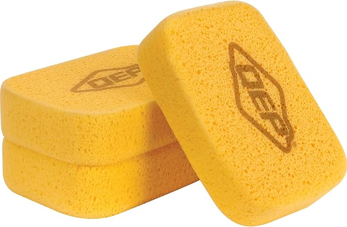 QEP 7-1/2" x 5-1/2" Extra Large Grouting, Cleaning and Washing Sponge (3-Pack)