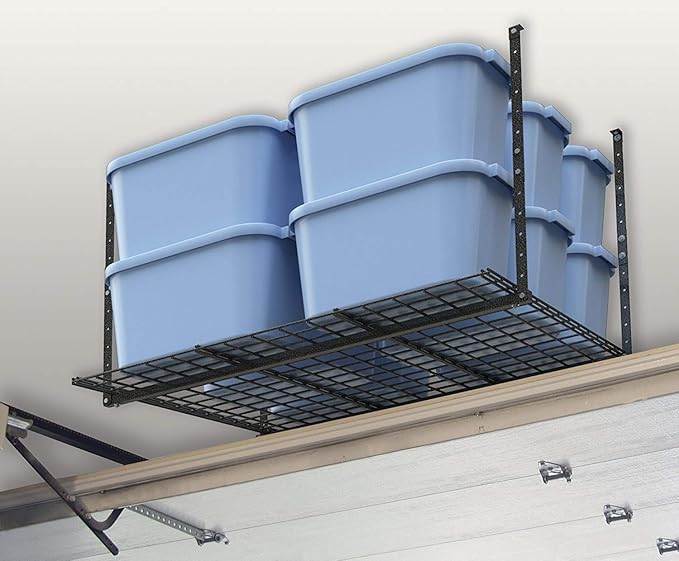 Hyloft 00625 45-Inch x 45-Inch Overhead Steel Garage Storage System & Rack,Hammertone