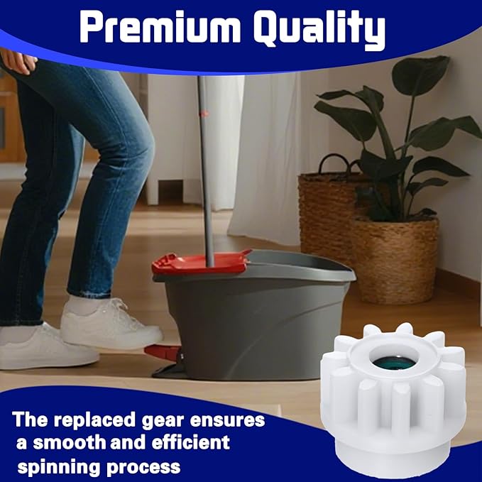 3 Pack Pedal Bearing Replacement for OCedar Mop Bucket - Easy Fix for 90% Rotation Mop Bucket on The Market, Compatible with mop Head Pedal Clutch Bearing Repair Kit