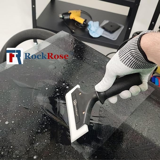 6.7'' Reinforced Plastic Handle Tool Ideal for Tint Films, Home & Office Windows - Durable, Ergonomic, Multi-Purpose - Non-Slip Grip for Safety - Essential Addition to Your Toolbox (1, 6.7")