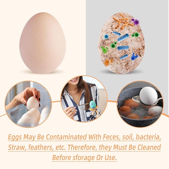 Silicone Egg Brush Cleaner, Egg Washer for Fresh Eggs, Egg Cleaner for Fresh Eggs, Egg Scrubber for Fresh Eggs, Reusable Cleaning Tools for Egg Washer (Blue)