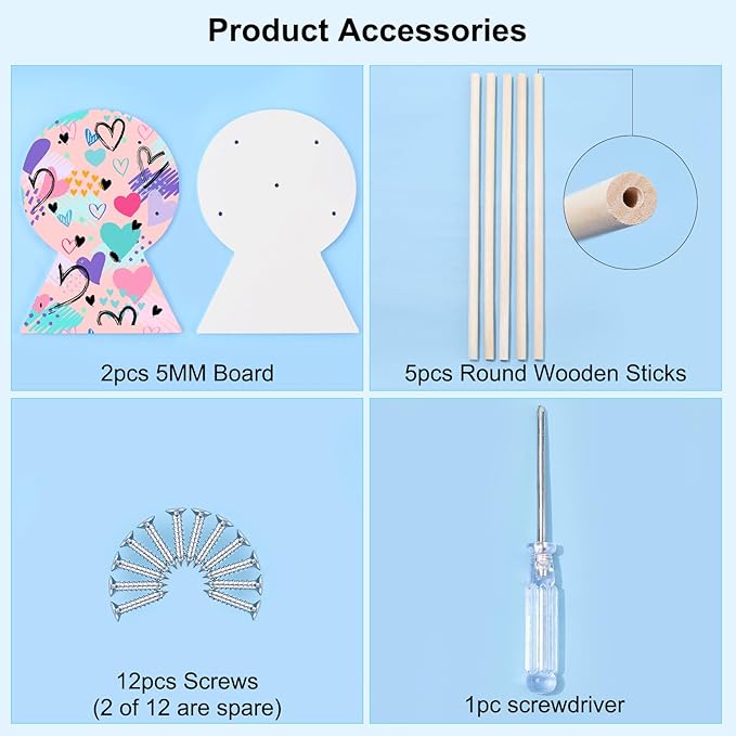 Basumee Headband Holder - Hair Accessories Organizer for Girls' Headbands, Hair Hoops, and Room Decors