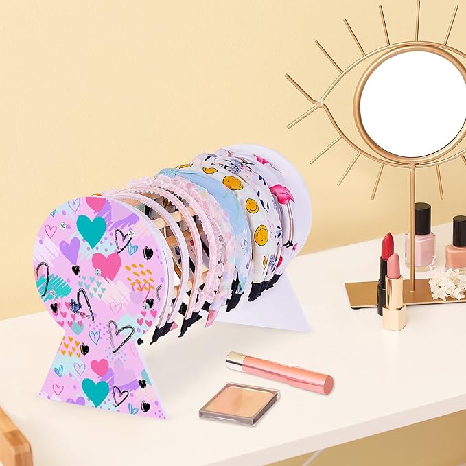 Basumee Headband Holder Hair Accessories Headbands Organizer for Girls Headband Display Hairband Storage Organizer Room Decor for Girls