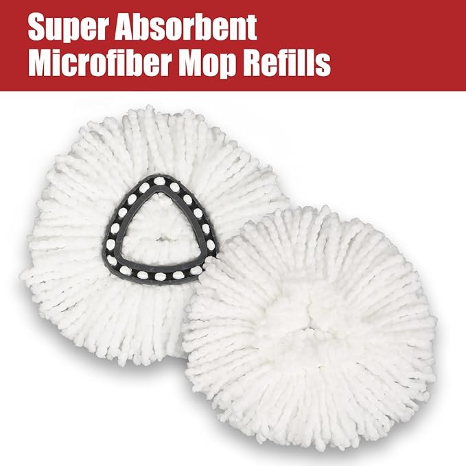 Mop Head Replacement for Ocedar - 7 Pack Mop Replace Heads Compatible with O Cedar, Microfiber Mop Refill for 1 Tank System