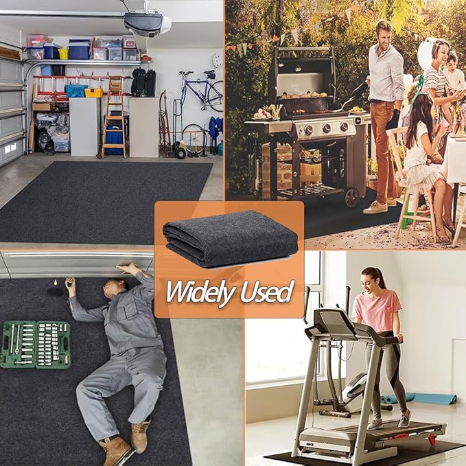 6 x 4 FT Outdoor Storage Shed Mat, Waterproof Storage Shed Flooring Mat, Anti-Slip Patio Furniture Floor Scratch Prevention Mat, Dustproof Outdoor Carport Mat (6 x 4 FT)