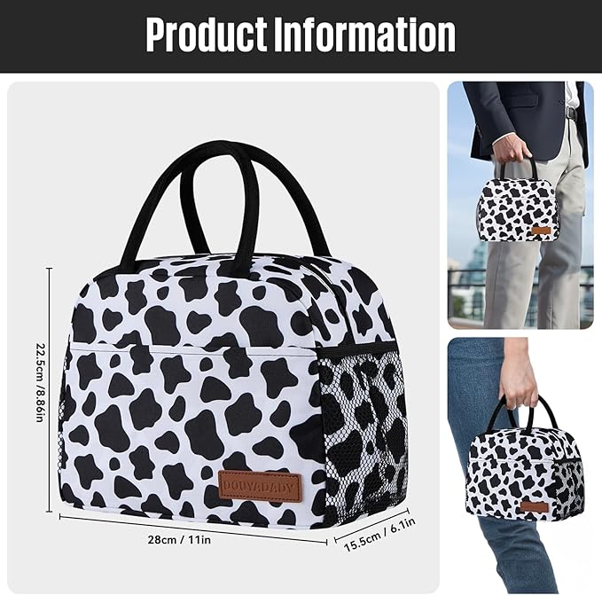 Lunch Bag Women/Men Lunch Box Women/Men (cow)