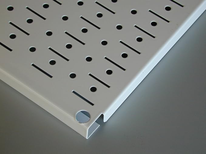 Wall Control 30-WRK-400GB Standard Workbench Metal Pegboard Tool Organizer,Gray/Black