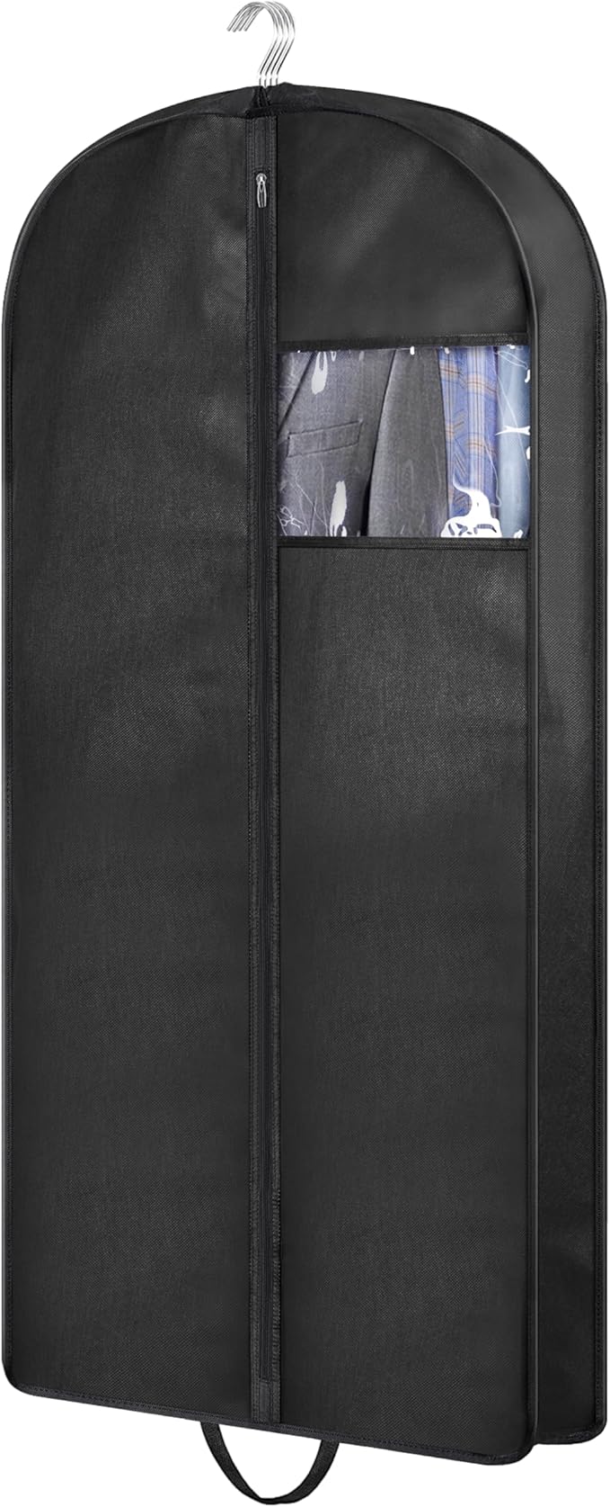 KIMBORA 43" Garment Bag for Travel, Gusseted Suit Bags for Men with Handle Garment Bags for Hanging Clothes Storage Suit Cover for Coats, Jackets, Shirts