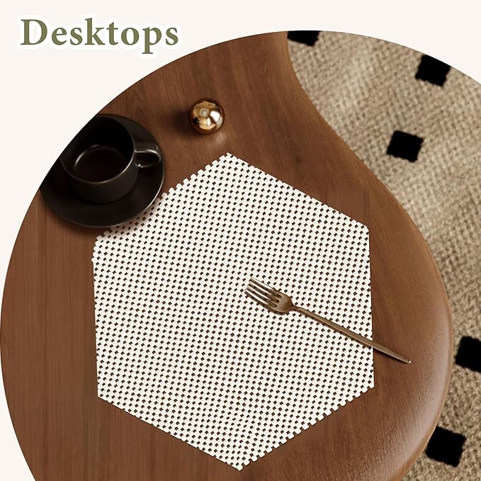 Shelf Drawer Liners for Kitchen Cabinets Non Adhesive Drawer Liner Thickened Refrigerator Liner White Quatrefoil Strong Non-Slip Paper for Tool Box, 17 x 236 Inches