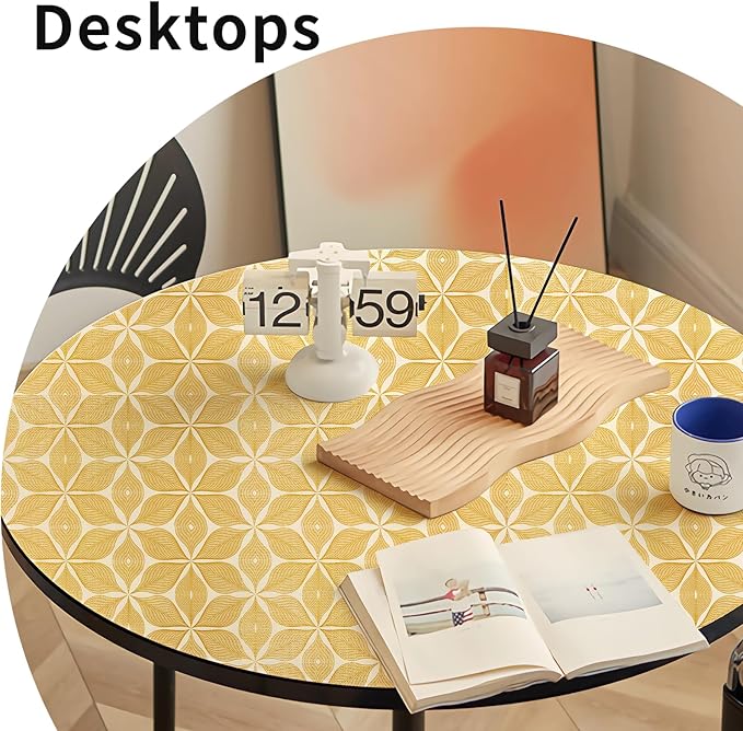 Shelf Liners for Kitchen Cabinets 17in x 30FT, Non Adhesive Cabinet Liner Strong Non-Slip Golden Leaf Drawer Liner, Easy to Clean for Shelf, Cabinet with Knife and Tape Measure