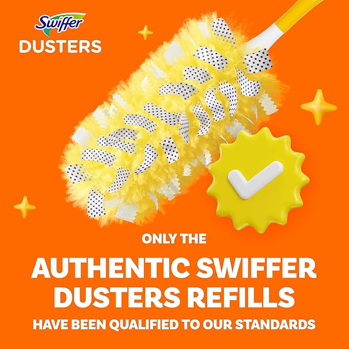 Swiffer Dusters Multi-Surface Heavy Duty Duster Refills, Unstopables Fresh Scent, 11 Count