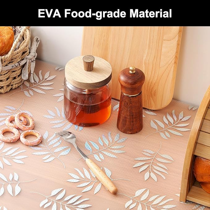 Cooyes Shelf Liner – Premium Non-Adhesive Cabinet & Drawer Liner for Kitchen – Waterproof Shelf Paper with Modern Pattern – Durable EVA Cabinet Mat – Easy to Cut （12" W x 360" L）