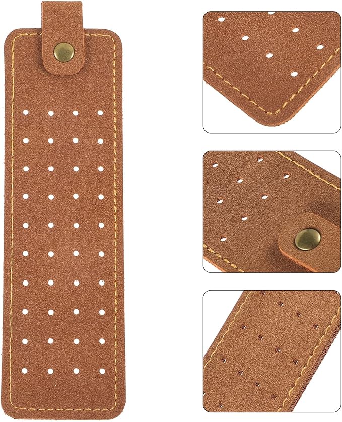 Travel Jewelry Organizer Pouch Small Foldable Pu Leather Jewelry Storage Bag for Earrings Rings Necklaces Brown Travel Accessory Organizer for Women