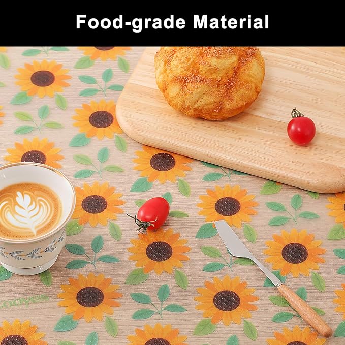 Cooyes Shelf Liner – Premium Non-Adhesive Cabinet & Drawer Liner for Kitchen – Waterproof Shelf Paper with Modern Pattern – Durable EVA Cabinet Mat – Easy to Cut （24" W x 360" L）