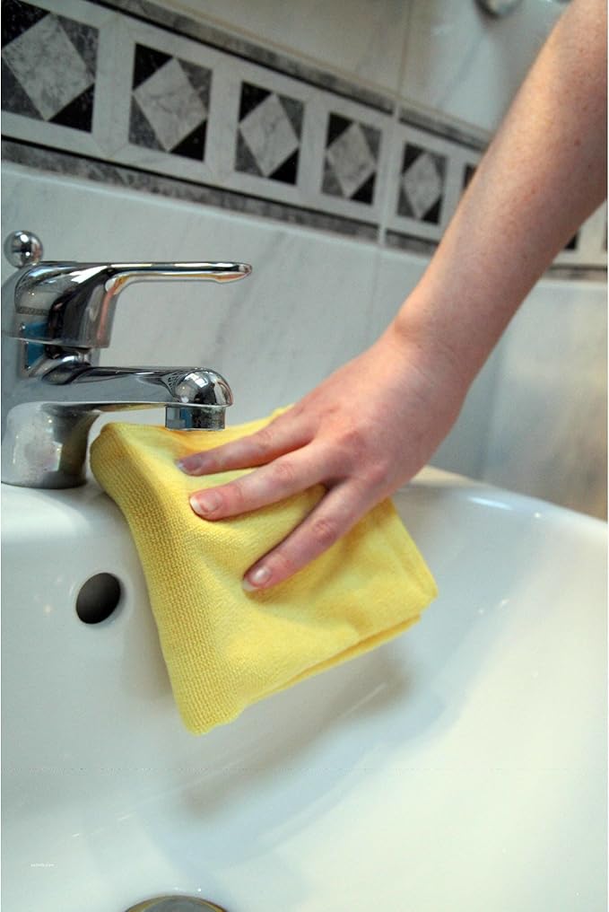 E-Cloth Home Cleaning Set, Premium Microfiber Cleaning Cloth, Household Cleaning Tools & Supplies for Dusting, Bathroom, Kitchen & Cars, Washable & Reusable, 100 Wash Guarantee, 8 Piece Set