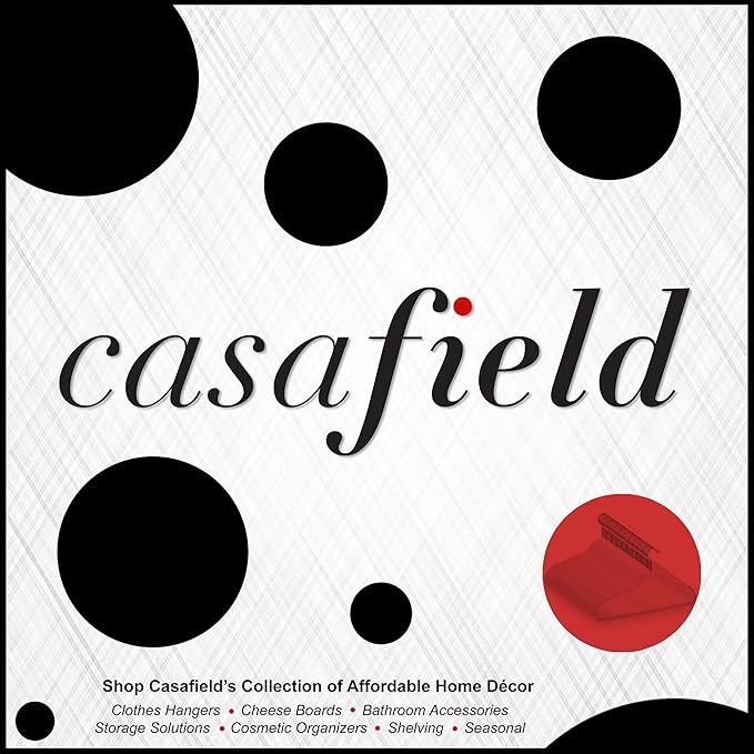 Casafield 100 Velvet Baby Hangers - 11" Size for Infant & Toddler Clothes - Ivory