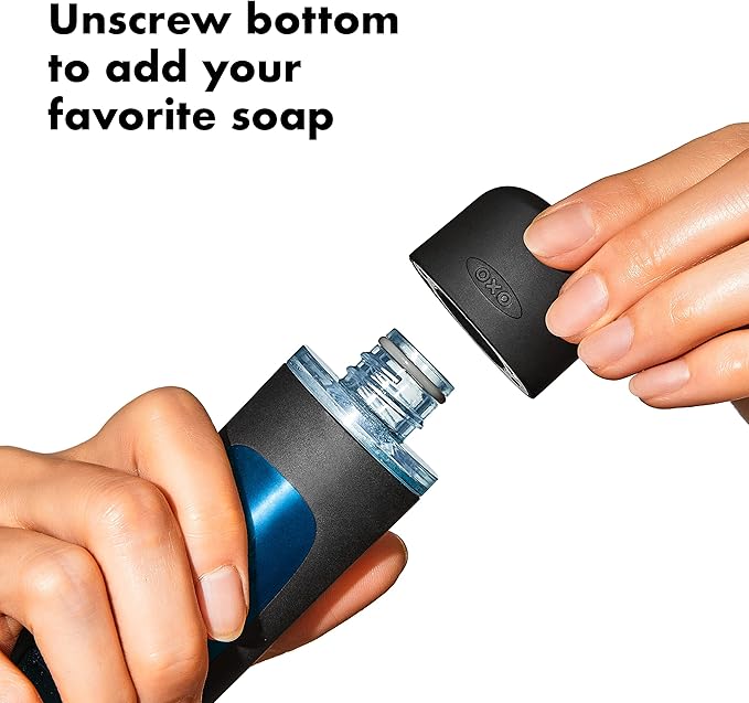 OXO New Good Grips Soap Dispensing Dish Scrub, Yellow