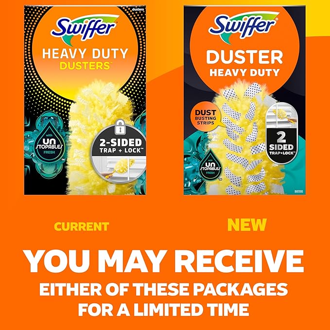 Swiffer Dusters Multi-Surface Heavy Duty Duster Refills, Unstopables Fresh Scent, 11 Count
