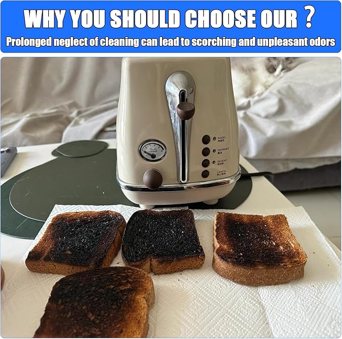 Toaster Cleaning Tools Set, Toaster Cleaner Brush, Toaster Accessories, Suitable for All Types of Toasters（17 Pcs）