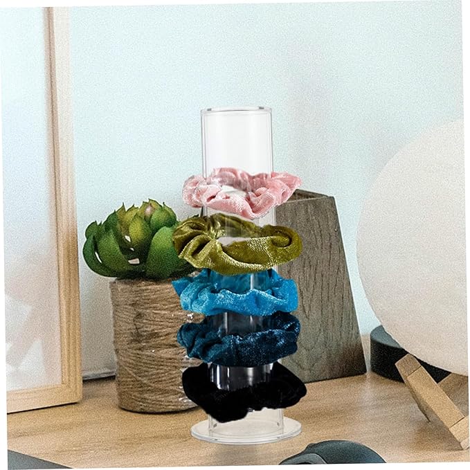 Hair Accessories Organizer Stand Hair Tie and Scrunchie Holder Display Rack for Bracelets Watches Jewelry Versatile for Girls Rooms