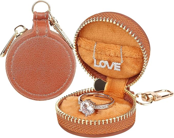 Crystal Velvet Wedding Ring Box, Engagement Proposal Ring Holder, Engagement Ring Box, Crystal Velvet Jewelry Ring Storage Box Marriage Proposal Wedding Anniversary Leather