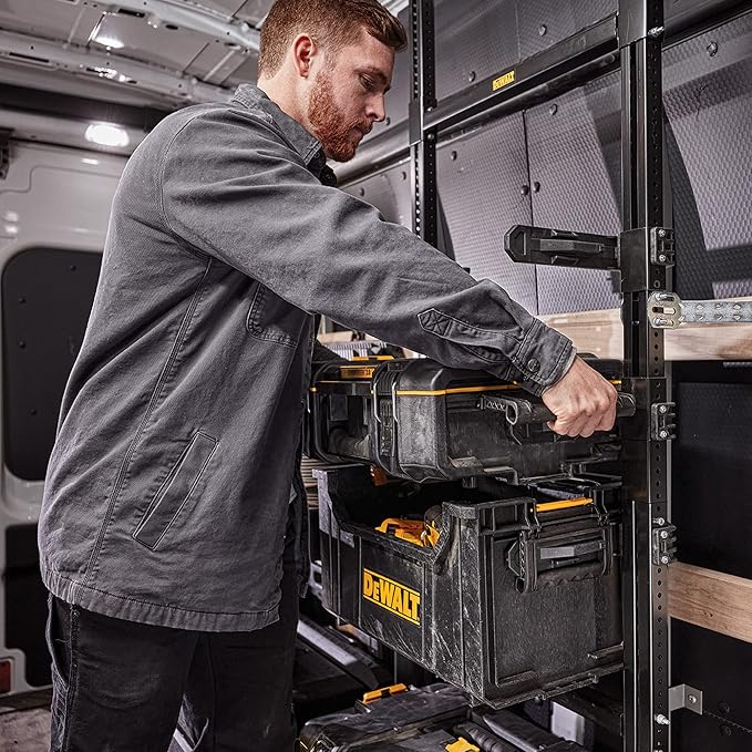 DEWALT TOUGHSYSTEM Tool Storage L-Cart Carrier with Heavy Duty Wheels (DWST08210)
