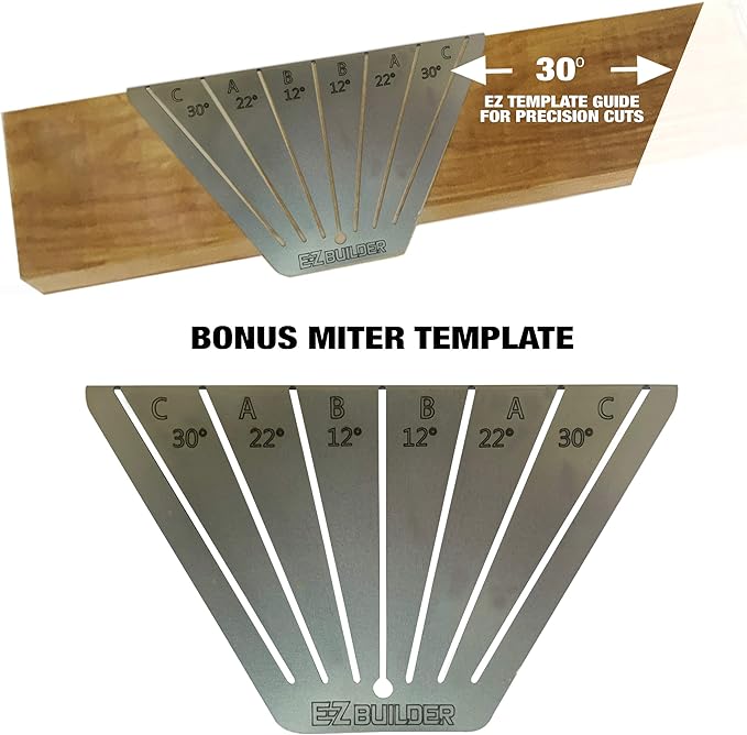 50% Structurally Stronger Truss Design Easy Shed Kit Builds 6'–14’ Widths Any Length - Bonus Miter Template, Storage Shed Garage Barn Playhouse Easy Framing Kit, Peak Roof 2x4 Basic DIY EZ Framer Kit