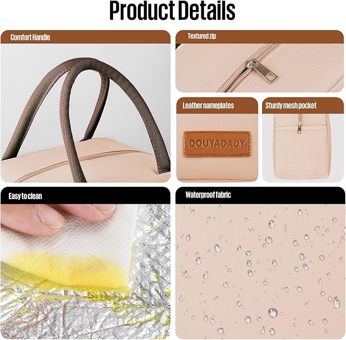 Lunch Bag Women/Men Lunch Box Women/Men (beige)